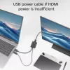 ACT Adaptador HDMI a conector hembra USB Type-C, 4K@60Hz. Longitud del cable: 0,25 m, conexión 1: USB Type-C, conexión 2: HDMI + USB. Cantidad por paquete: 1 ud.