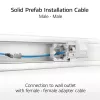 ACT Cable de instalación azul S/FTP CAT6A B2ca PoE++ 100W de 45 metros, conductor macizo, preensamblado, conector RJ45 macho – macho