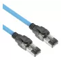 ACT Cable de instalación azul S/FTP CAT6A B2ca PoE++ 100W de 70 metros, conductor macizo, preensamblado, conector RJ45 macho – macho