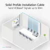 ACT S/FTP Cat6A B2ca PoE++ 100W cable de instalación preensamblado con conector RJ45 macho-macho, modelo FB0090, 90 m, conductor sólido