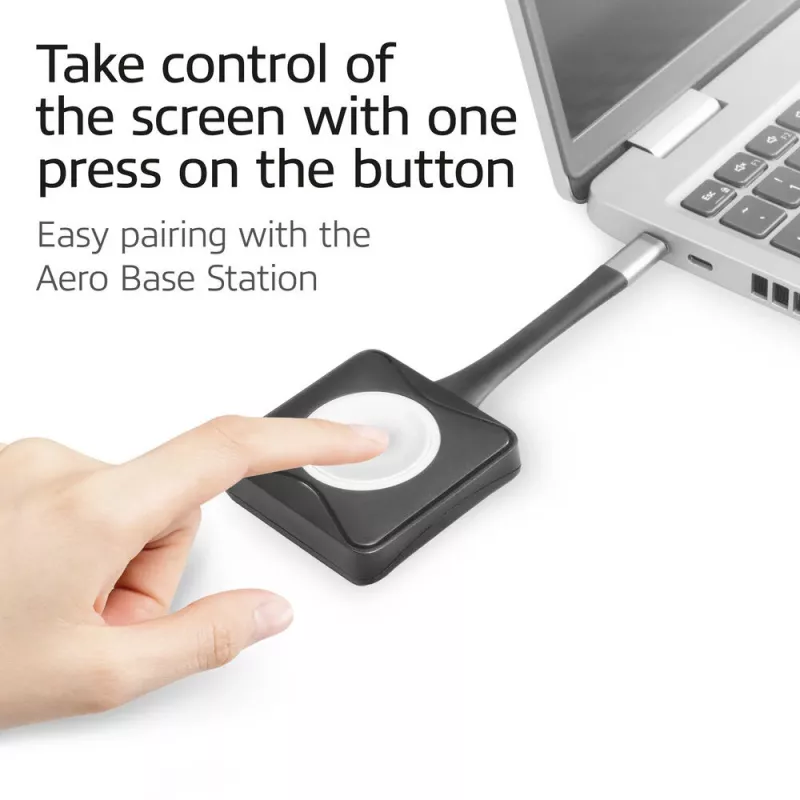 ACT Aero 4K Presenter Button, kit de botones, negro, 1 ud., 3840 x 2160, Aero 4K sistema de presentación inalámbrico, 0 - 40 °C