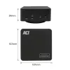 ACT Universal USB-C docking station 4K, para 3 monitores HDMI/DisplayPort, DisplayLink