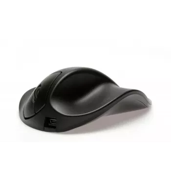 BakkerElkhuizen HandShoeMouse ExtraSmall, diestros, USB Type-A, 1500 DPI, negro