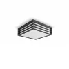Philips myGarden Moonshine plafón 28W E27 sin bombilla, aplique de exterior, antracita, aluminio, plástico, IP44, jardín, terraza, II