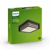 Philips myGarden Moonshine plafón 28W E27 sin bombilla, aplique de exterior, antracita, aluminio, plástico, IP44, jardín, terraza, II