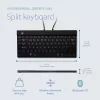 R-Go Tools teclado ergonómico R-Go Split Break con software de pausas, teclado ergonómico dividido, QWERTY (NÓRDICO), Bluetooth, negro