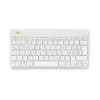 R-Go Tools teclado ergonómico R-Go Compact Break, teclado compacto con software de pausas, QWERTZ (CH), Bluetooth, blanco