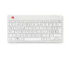 R-Go Tools teclado ergonómico R-Go Compact Break, teclado compacto con software de pausas, QWERTZ (CH), Bluetooth, blanco