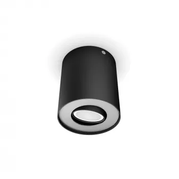 Foco inteligente Philips Hue 929003811601, Bluetooth, 4,2 W, negro, Ø103 mm, altura 120 mm