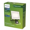 Aplique de exterior Philips Lois 30 W LED, negro, carcasa de metal, 220–240 V, LED integrado fijo