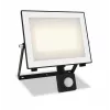 Aplique de exterior Philips Lois 50W LED, carcasa de metal negra, bombilla no reemplazable, 220–240V
