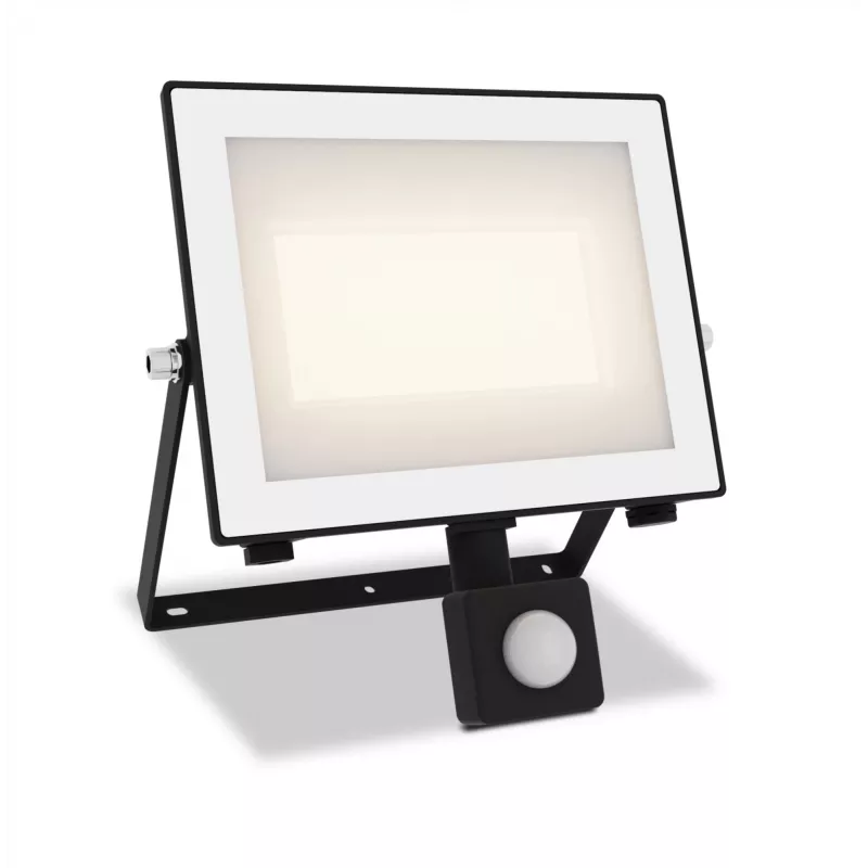 Aplique de exterior Philips Lois 50W LED, carcasa de metal negra, bombilla no reemplazable, 220–240V