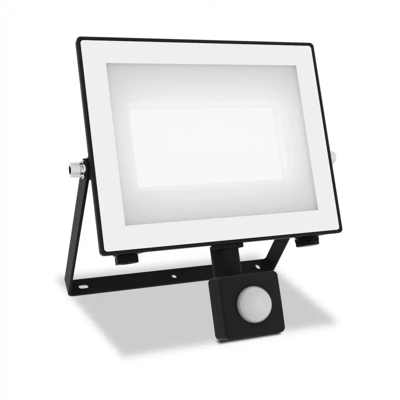 Aplique de exterior Philips Lois 50W LED, negro, carcasa de metal, LED no reemplazable, 220–240V