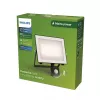 Aplique de exterior Philips Lois 50W LED, negro, carcasa de metal, LED no reemplazable, 220–240V