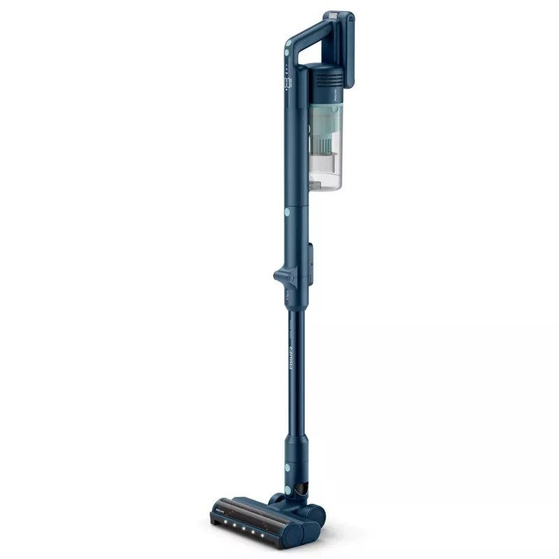 Aspirador de escoba Philips XC5242/10 — a batería, sin bolsa, depósito de polvo de 0,27 L, Li‑Ion 25,2 V, para suelos duros y blandos (salvia)