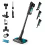 Aspirador de escoba 2 en 1 Philips XC8155/01 — limpiador a batería en seco y húmedo sin bolsa, 25,2 V, depósito de polvo de 0,6 l, azul