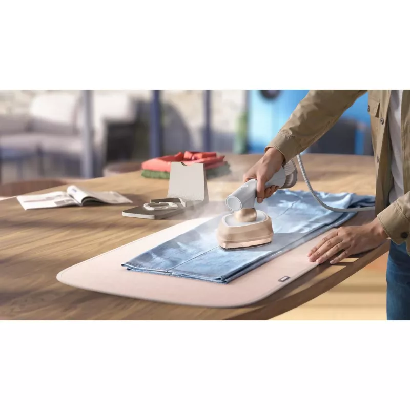 Philips GC213/10 plancha de vapor 1800 W con golpe de vapor de 90 g/min, cable de 2,5 m, incluye StyleMat