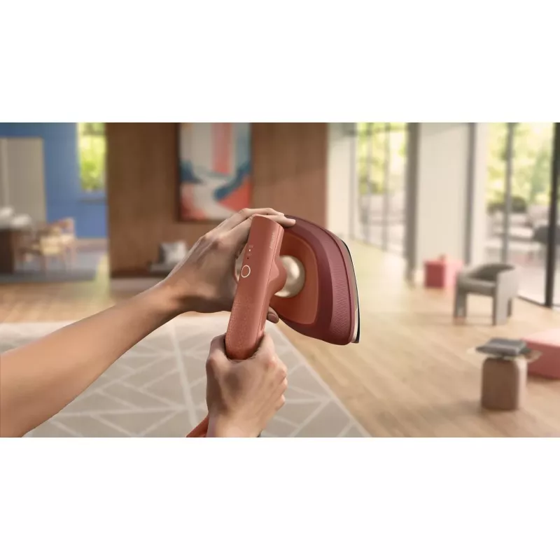 Plancha de vapor Philips GC213/50 con suela SteamGlide Plus, 1800 W, cable de 2,5 m, StyleMat incluido
