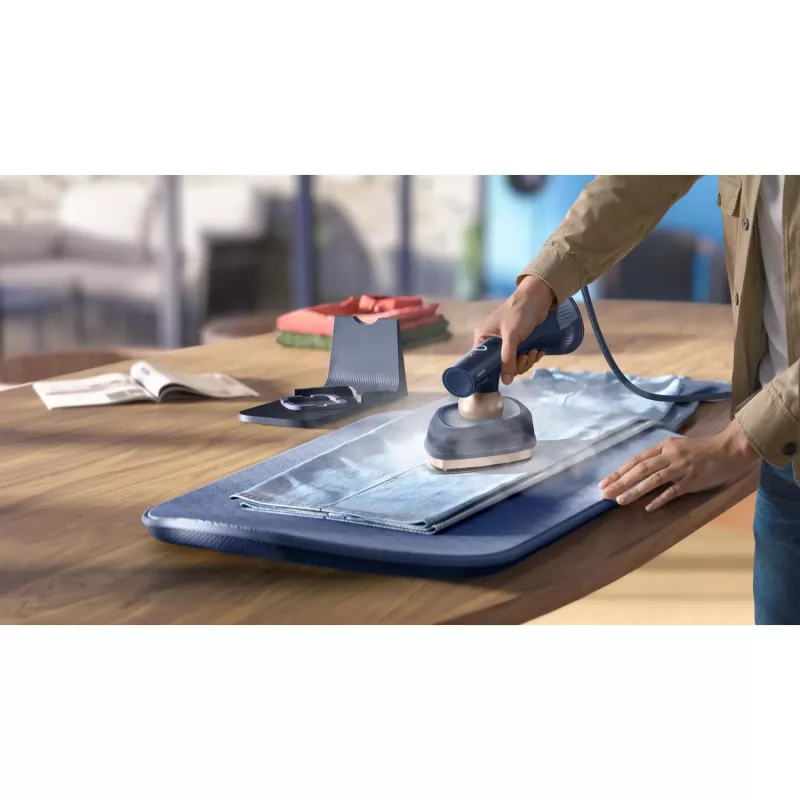 Plancha de vapor Philips GC213/50 con suela SteamGlide Plus, 1800 W, cable de 2,5 m, StyleMat incluido