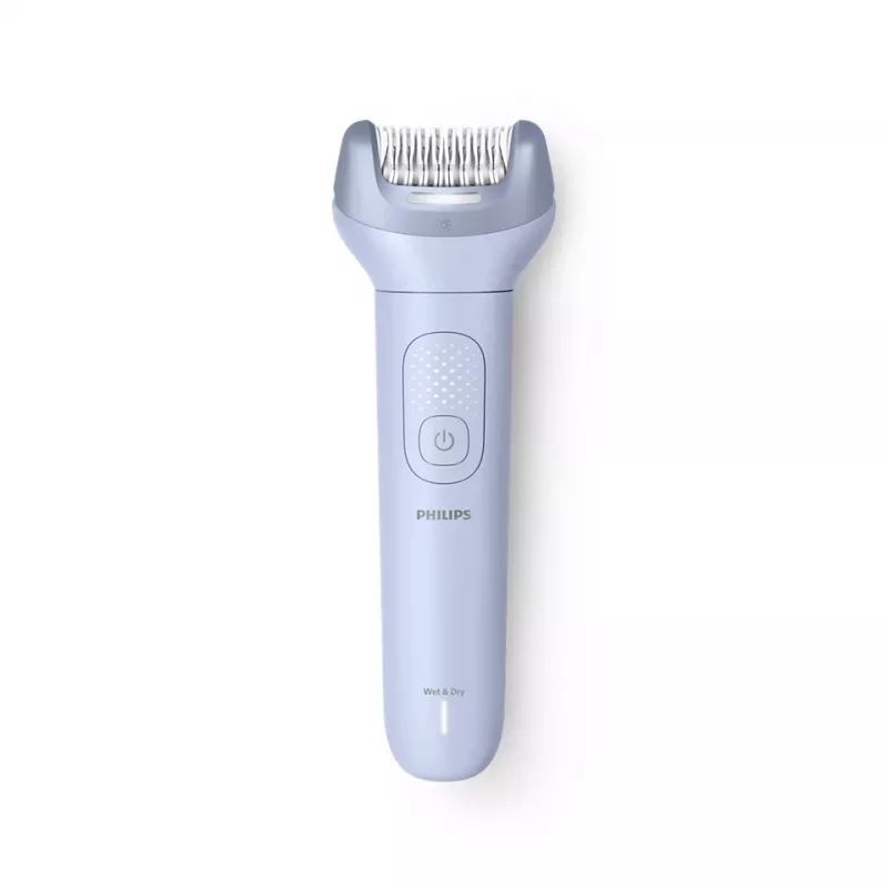 Depiladora Philips Serie 8000 BRE711/00 — 32 pinzas, 2 velocidades, uso en húmedo y en seco, batería de Li-Ion integrada, azul
