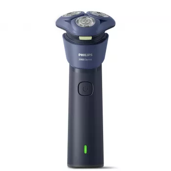 Afeitadora rotativa Philips Serie 2000 S2885/00 — 3 cabezales, batería de NiMH, afeitado en húmedo y en seco, azul