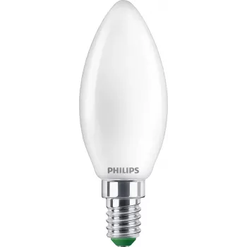 Philips Ultra Efficient lámpara LED E14 B35, 2,1 W (equivalente a 40 W), 2700 K, pack de 3