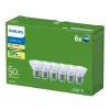 Philips Ultra Efficient lámpara LED GU10, 2,1 W (equivalente a 50 W), 2700 K, 36 grados, pack de 6