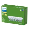 Philips Ultra Efficient lámpara LED GU10, equivalente a 35 W, 2700 K, 36 grados, pack de 6