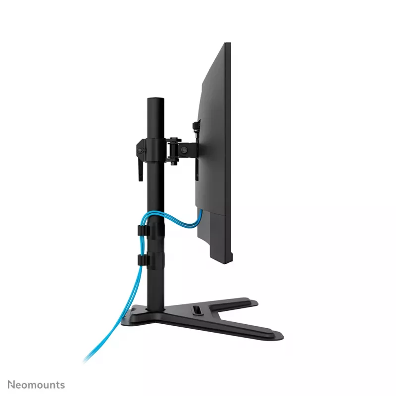Soporte de monitor individual Neomounts DS45-600BL1 para pantallas de 10–32 inch, VESA 75x75–100x100, máx. 9 kg, de sobremesa, negro