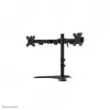 Soporte de doble monitor Neomounts DS45-600BL2 para pantallas de 10–32 inch, compatible con 2 pantallas, máx. 6 kg, VESA 75x75–100x100, de sobremesa, negro