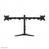 Soporte de doble monitor Neomounts DS45-600BL2 para pantallas de 10–32 inch, compatible con 2 pantallas, máx. 6 kg, VESA 75x75–100x100, de sobremesa, negro