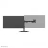 Soporte de doble monitor Neomounts DS45-600BL2 para pantallas de 10–32 inch, compatible con 2 pantallas, máx. 6 kg, VESA 75x75–100x100, de sobremesa, negro