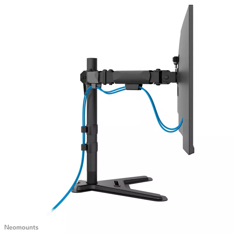 Soporte de doble monitor Neomounts DS45-600BL2 para pantallas de 10–32 inch, compatible con 2 pantallas, máx. 6 kg, VESA 75x75–100x100, de sobremesa, negro