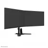 Soporte de doble monitor Neomounts DS45-600BL2 para pantallas de 10–32 inch, compatible con 2 pantallas, máx. 6 kg, VESA 75x75–100x100, de sobremesa, negro