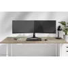 Soporte de doble monitor Neomounts DS45-600BL2 para pantallas de 10–32 inch, compatible con 2 pantallas, máx. 6 kg, VESA 75x75–100x100, de sobremesa, negro