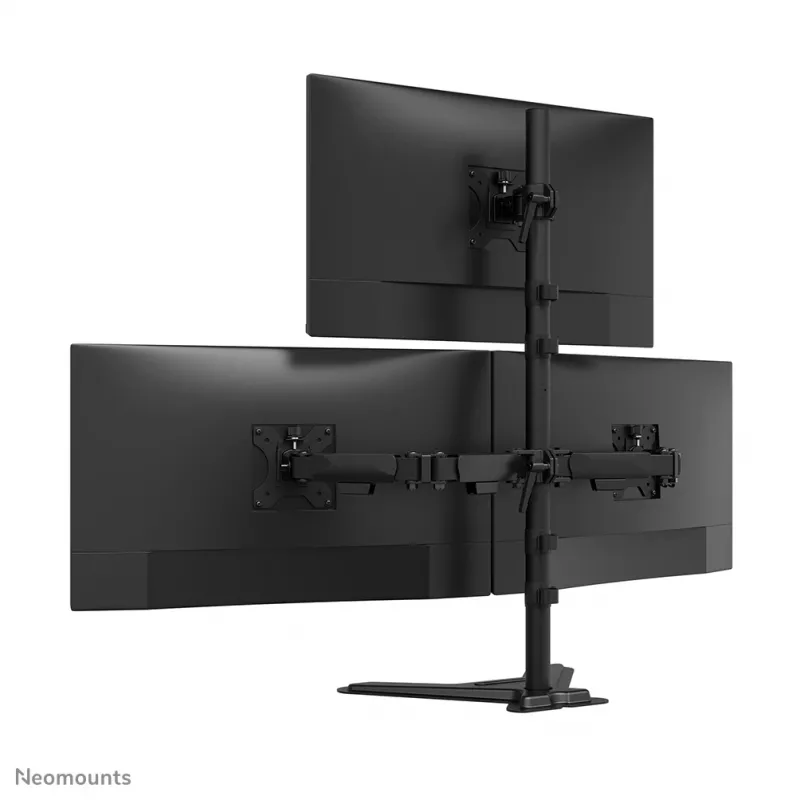 Soporte de triple monitor Neomounts DS45-600BL2-1 25,4–81,3 cm (10–32
