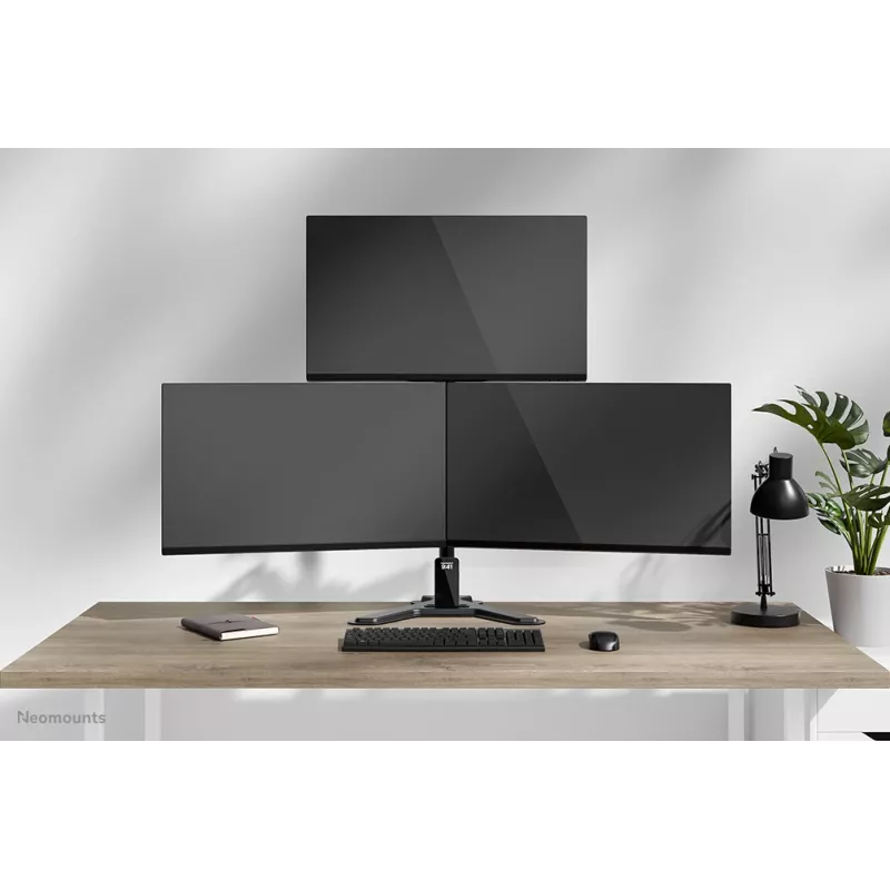 Soporte de triple monitor Neomounts DS45-600BL2-1 25,4–81,3 cm (10–32