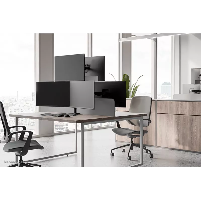 Soporte de triple monitor Neomounts DS45-600BL2-1 25,4–81,3 cm (10–32