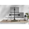 Brazo de triple monitor Neomounts DS60-600BL2-1 25,4–81,3 cm (10–32 inch), pinza de mesa/pasacables de mesa, 9 kg, 25,4 cm (10 inch), 81,3 cm (32 inch), 100 x 100 mm, negro