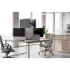 Brazo de triple monitor Neomounts DS60-600BL2-1 25,4–81,3 cm (10–32 inch), pinza de mesa/pasacables de mesa, 9 kg, 25,4 cm (10 inch), 81,3 cm (32 inch), 100 x 100 mm, negro