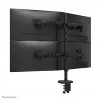 Brazo de cuádruple monitor Neomounts DS60-600BL2-2 para pantallas de 10–32 inch, VESA 75x75–100x100, capacidad de carga máx. 8 kg, pinza/pasacables de mesa, negro