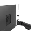 Brazo de cuádruple monitor Neomounts DS60-600BL2-2 para pantallas de 10–32 inch, VESA 75x75–100x100, capacidad de carga máx. 8 kg, pinza/pasacables de mesa, negro