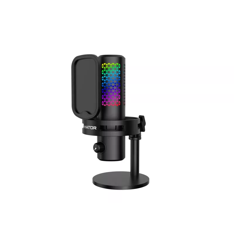 HATOR Dreamcast X, Negro, micrófono para podcast, -32 dB, 20 - 16000 Hz, 16 Bit, 96 kHz, 70 dB