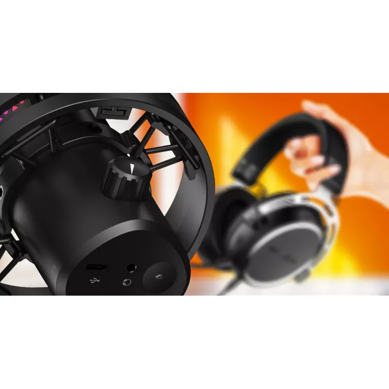 HATOR Dreamcast X, Negro, micrófono para podcast, -32 dB, 20 - 16000 Hz, 16 Bit, 96 kHz, 70 dB