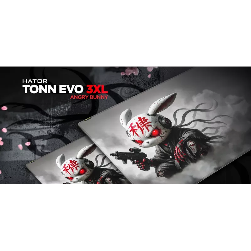 Alfombrilla gaming HATOR Tonn EVO 3XL Angry bunny