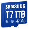Tarjeta microSD Samsung T7, 1 TB, MicroSDXC, UHS-I, 170 MB/s, Clase 3 (U3), V30