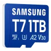 Tarjeta microSD Samsung T7, 1 TB, MicroSDXC, UHS-I, 170 MB/s, Clase 3 (U3), V30