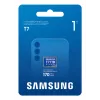 Tarjeta microSD Samsung T7, 1 TB, MicroSDXC, UHS-I, 170 MB/s, Clase 3 (U3), V30