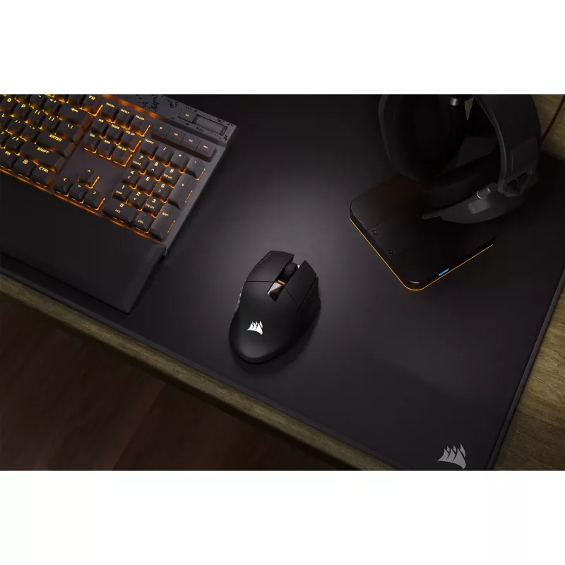 Corsair SCIMITAR ELITE WIRELESS ratón gaming para diestros RF inalámbrico + Bluetooth + USB Type-C óptico 26000 DPI