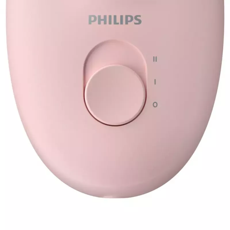 Philips Satinelle Essential BRE285/00 depiladora con cable, blanco/rosa
